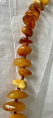 Baltic Amber Necklace Rare Egg Yolk Honey Cognac Yellow Butterscotch VTG 62.4g