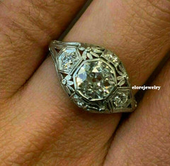 2Ct Round Cut Bezal Set Lab-Created Diamond Engagement Ring 14k White Gold Over