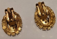Vintage Juliana D&E Aurora Borealis Geode Brooch & Clip Earrings Set – Stunning!