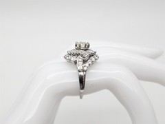 Vintage 1930s $14,000 3.50ct Old Euro VS H Diamond Platinum HALO Band Ring 11g