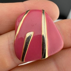 Vintage Enamel Retro 80s 90s Earring Lot Pierced Gold Tone Silver Tone