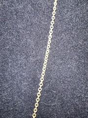 Necklace Brass Chain With Tiny Brass Purse
