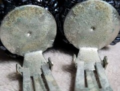 Vintage Costume jewelry clip on earrings 1980s 1990s