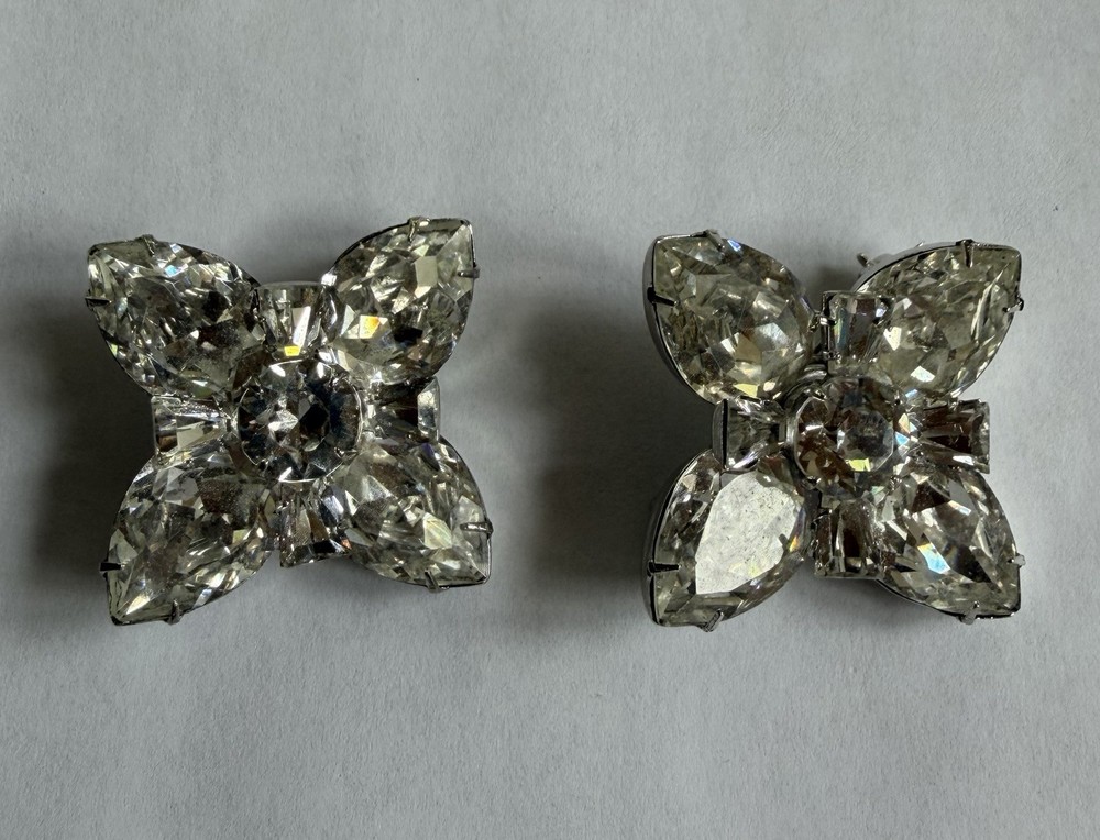 Vintage Rhinestone Scatter Pin Brooch Set Ca 1950s-1960s