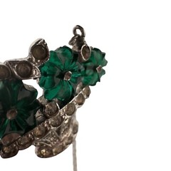 DELICATE GARDEN FLOWER BASKET FRUIT SALAD NECKLACE SIGNED~ TRIFARI ALFRED STYLE
