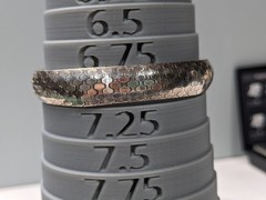 Italian Hexagon Honeycomb Sterling Silver 925 Bracelet 7 Inch Unisex