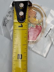 Vintage Strawberry Shortcake Cartoon Necklace Lot Of 2 New Old Stock 80’s