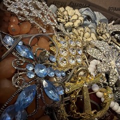 Vintage to Now Jewelry Lot, ALL WEARABLE Untested. No Broken. Box A2