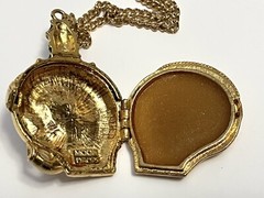Vintage 1970s Revlon MOON DROPS Rajah’s Elephant Solid Perfume Compact Locket