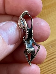 Vintage Goddess Angel Nymph Fairy Pendant Sterling Silver Beautiful