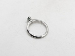 $4650 Tiffany & Co .39ct Natural Alexandrite Platinum Wedding Ring