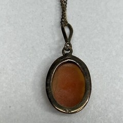NYCO 1/20-12K Chain Necklace With Cameo Charm