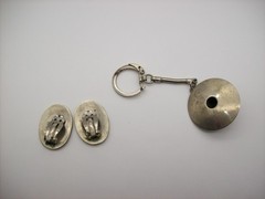Lot of Vintage Alpaca Mexico Jewelry