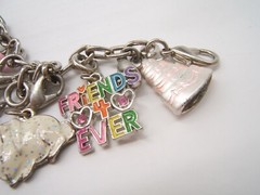 CHARM IT! BRACELET & 11 CHARMS ENAMELED PUPPY BUNNY CUPCAKE CELL PHONE CAKE +