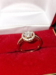 Vintage .65 ct. t.w. Diamond Cluster Ring in 14kt Yellow Gold. Size 7