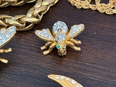 VTG Modern 80’s90’s Joan Rivers Gold Tone Chunky Costume Jewelry lot