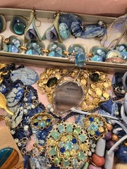 Beautiful Lot Of Estate Jewelry, Turquise, Teal & Green Many Signed