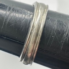 Balfour vintage silver alloy green glass gemstone high school class ring size 6