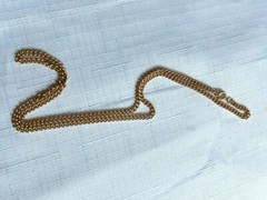 Vintage Gold Tone Chain Necklace 16 Inches. As Pictured -VM65