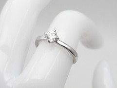 New $4350 .55ct Si1 H IDEAL CUT Hearts on Fire 18k White Gold Wedding Ring