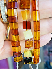 Genuine Baltic Amber Bracelet Vintage Butterscotch Egg Yolk Honey Cognac Polish