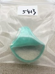 Vintage Plastic Lucite Chunky Statement Ring Size 5.75