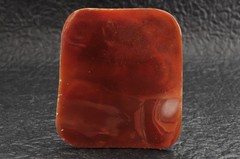 Vintage square shape Sardonyx shell came carved “Profiles of Young Girls” (83ct)