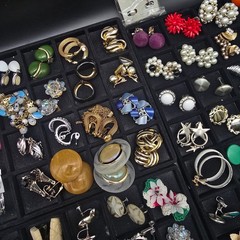 110 Clip On Earring Lot Reseller Lot Bulk Lot Costume Jewelry