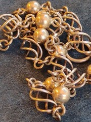925 LOT TAXCO STERLING BRACELETS- CAGE CHAIN- 313.9 GRAMS