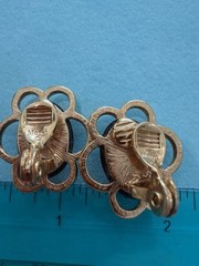 Monet Marvella Vintage Costume Jewelry Lot 10pc Brooches Clip-On Earrings
