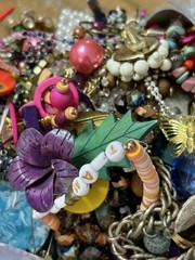 Craft Jewelry Lot Vintage To Now Mixed 4 Lb