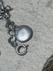 57. Vintage Silver 950 925 800 Mix 13 Dangle Charm Bracelet 7″, 22.8g