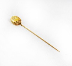 Nice Vintage Victorian Edwardian Art Deco Art Nouveau Etched HAA&CO Stick Pin