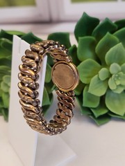 WWII Sweetheart Expansion Bracelet D.F.Briggs Co. “Carmen” Script “K E N” 10K GF