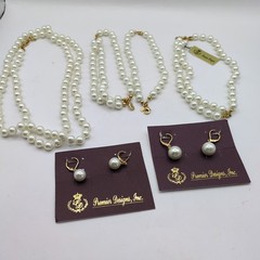Premier Designs Jewelry Lot Of Duchess Necklace Bracelets and Earrings NOS Nice