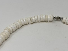 Vintage Puka Shell Necklace 18.5″ Surfer Hawaiian 10mm 83 grams