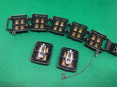 MIDNIGHT MAGIC by SARAH COVENTRY, Earrings & Bracelet Set. Dramatic. Perfect.