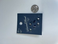 NWT LOT of Universal Thread Semi Precious Cube Earrings & Gift Boxed Ball DJ200