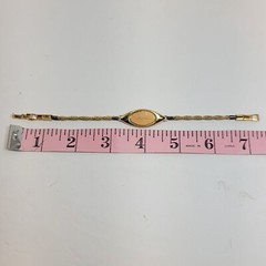 Vintage Speidel USA Bracelet Gold Plated Adjustable Name ID Merle Perfect Gift