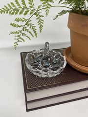 Vintage USSR 925 Sterling Silver Jewelry Set Ring & Earrings Mosaic Stone Video