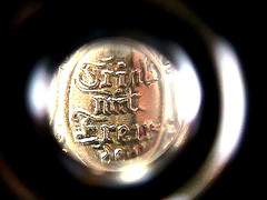 Beer Stein Charm Germany Vintage 1950s 14K Solid Gold Signed 21 MM X 10 MM 2.3g