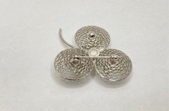 Vintage Sterling Silver 925 Sorrento Jade Tiger’s Eye Pearl Lot of 3