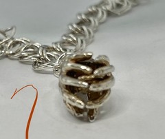 Vintage MCM HANDS that Hold Surprises Sterling Silver Charms Pendants Fobs