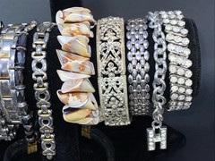 Vintage Modern Fashion Designer Jewlery Lot 3 Lb Marc Jacobs Cuff Bangle U53