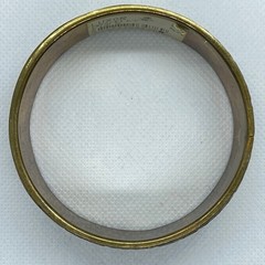 Rainbow Vintage One Size Fits All! Gold Plated, White, and Multicolored Bangle