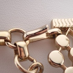 VTG Rare Monet 1954 Portico Starburst Mini Disk Triangle Necklace Bracelet Set