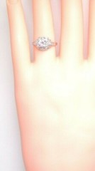 Antique Art Deco Setting Mounting Platinum Hold 4.5-5MM Ring Size 5 UK-J1/2