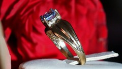 14k yellow gold 0.60ct tanzanite solitaire size 6 ring heated vintage 3.30gr