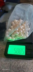 Vtg Cultured Natural Ivory Pearl Individualy Knotted Opera Lenth Pearl Necklace
