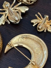 VTG Modern 80’s90’s Joan Rivers Gold Tone Chunky Costume Jewelry lot